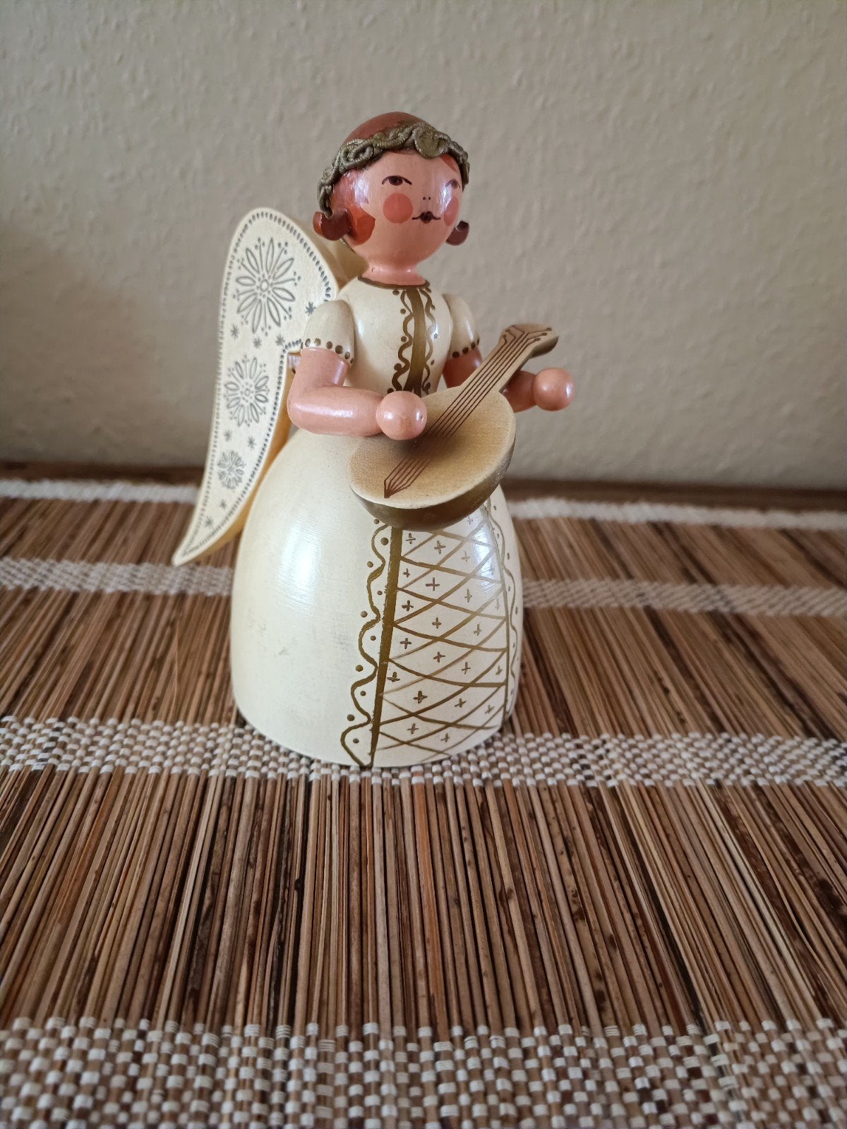 vintage engel met Speeldoos  reuge, Ophalen of Verzenden