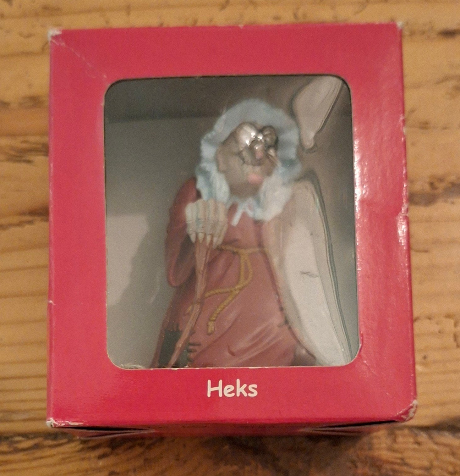 Efteling sprookjesbos figuurtje heks  ca 4 cm nieuw in doos, Ophalen of Verzenden, Nieuw, Beeldje of Poppetje
