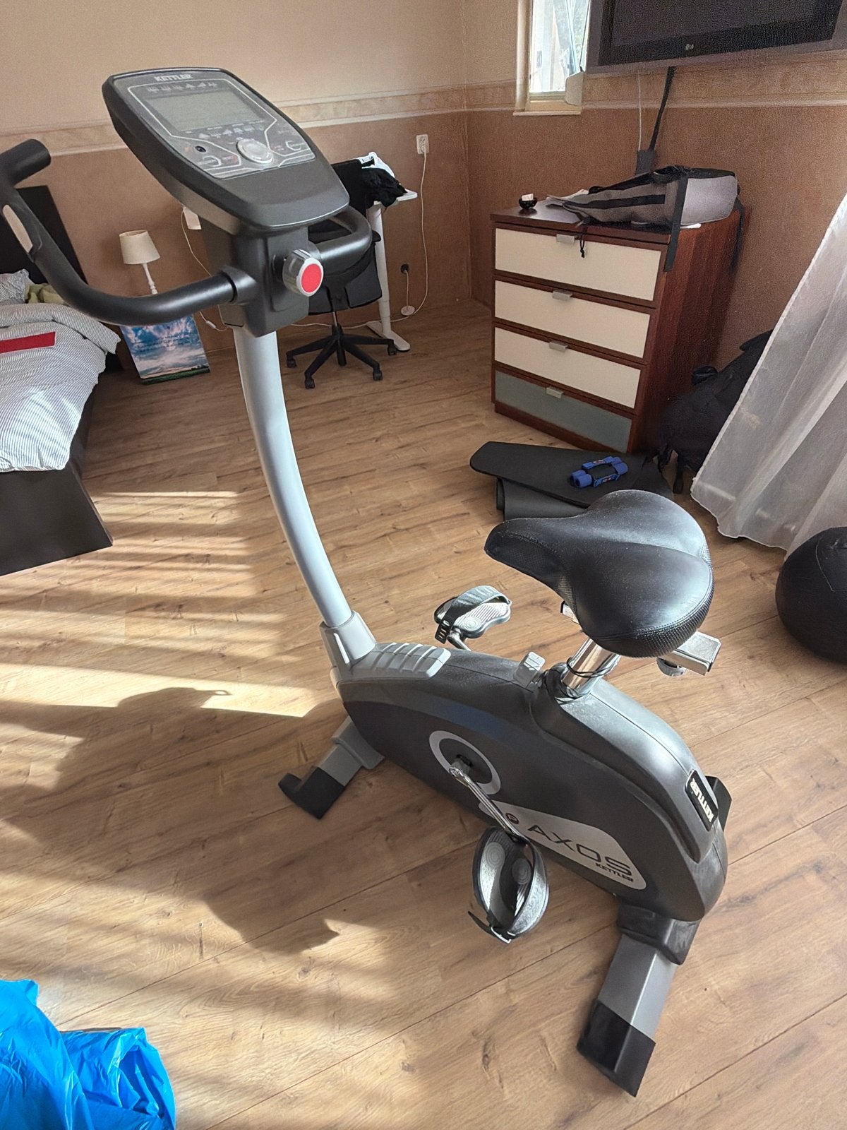 Kettler Axos Hometrainer - Zo goed als nieuw, Ophalen of Verzenden, Zo goed als nieuw, Metaal, Benen