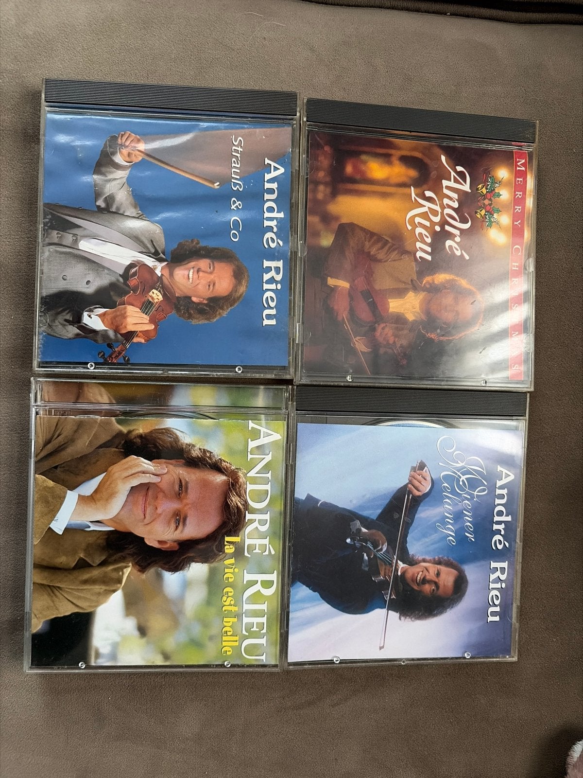 André Rieu CD collectie: 4 albums, klassiek en kerst, Gebruikt, Overige componisten, Ophalen of Verzenden, Romantiek