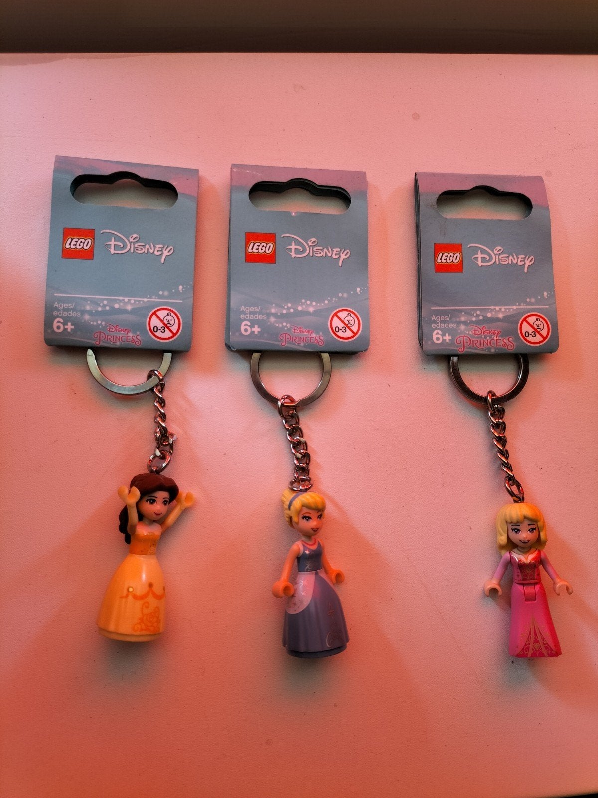LEGO Disney Princess Sleutelhangers - Set van 3, Ophalen of Verzenden, Nieuw