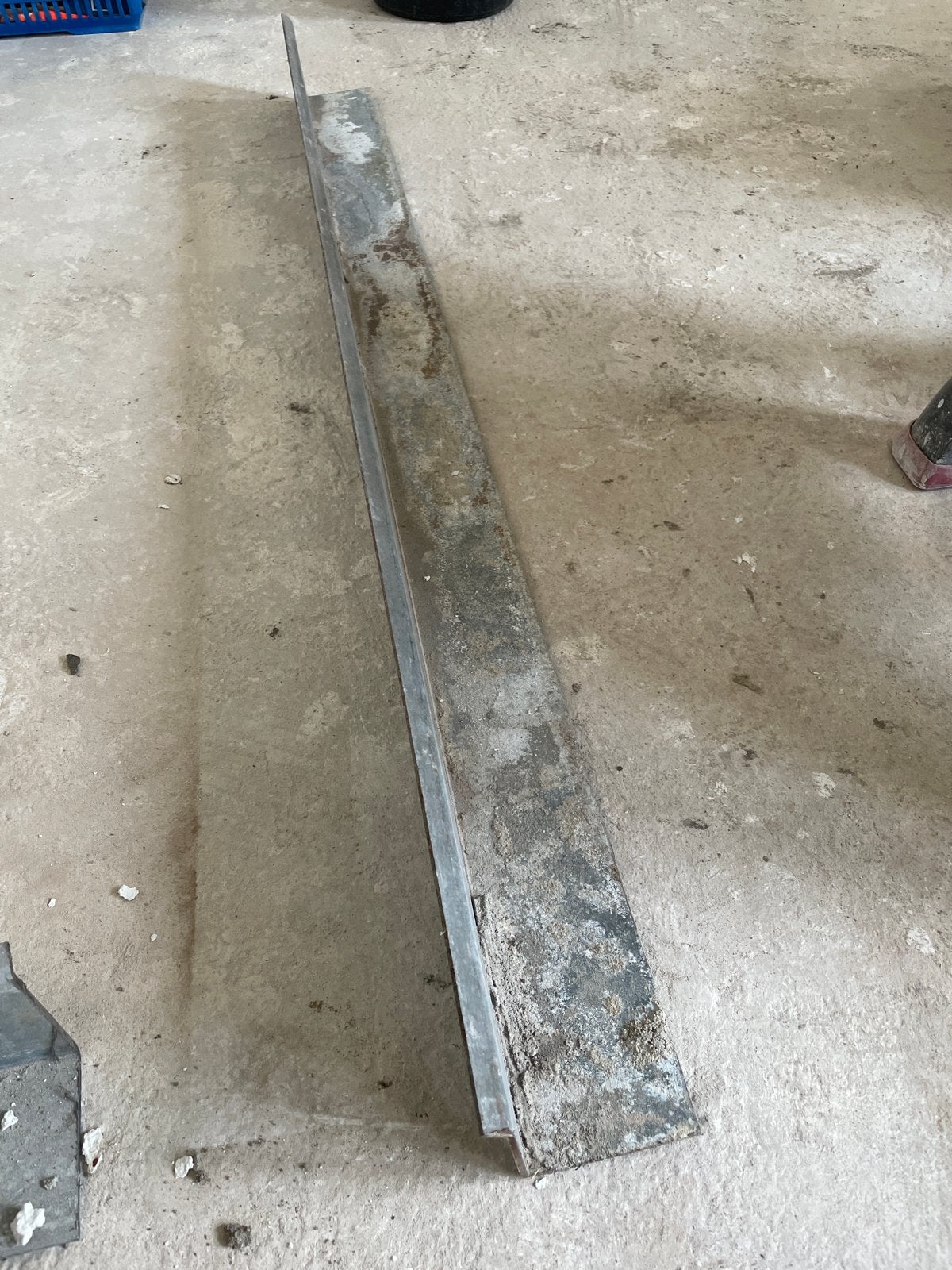 Latei 136cm lang 9x11cm 3mm, Ophalen, Gebruikt, IJzer