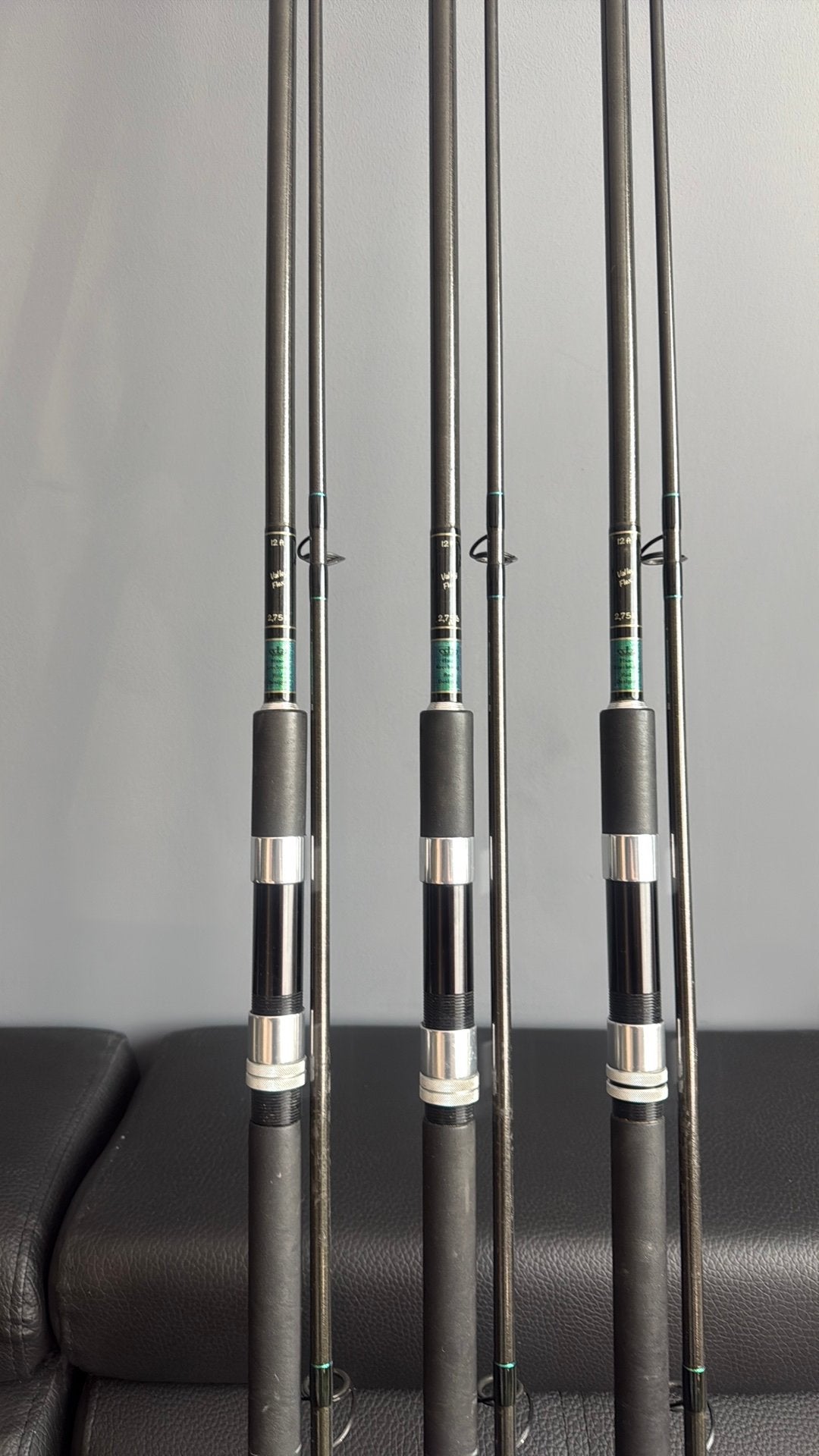 *** 3 Hans Krechting Rods 12ft 2.75lb ***, Watersport en Boten, Ophalen, Gebruikt, Werphengel