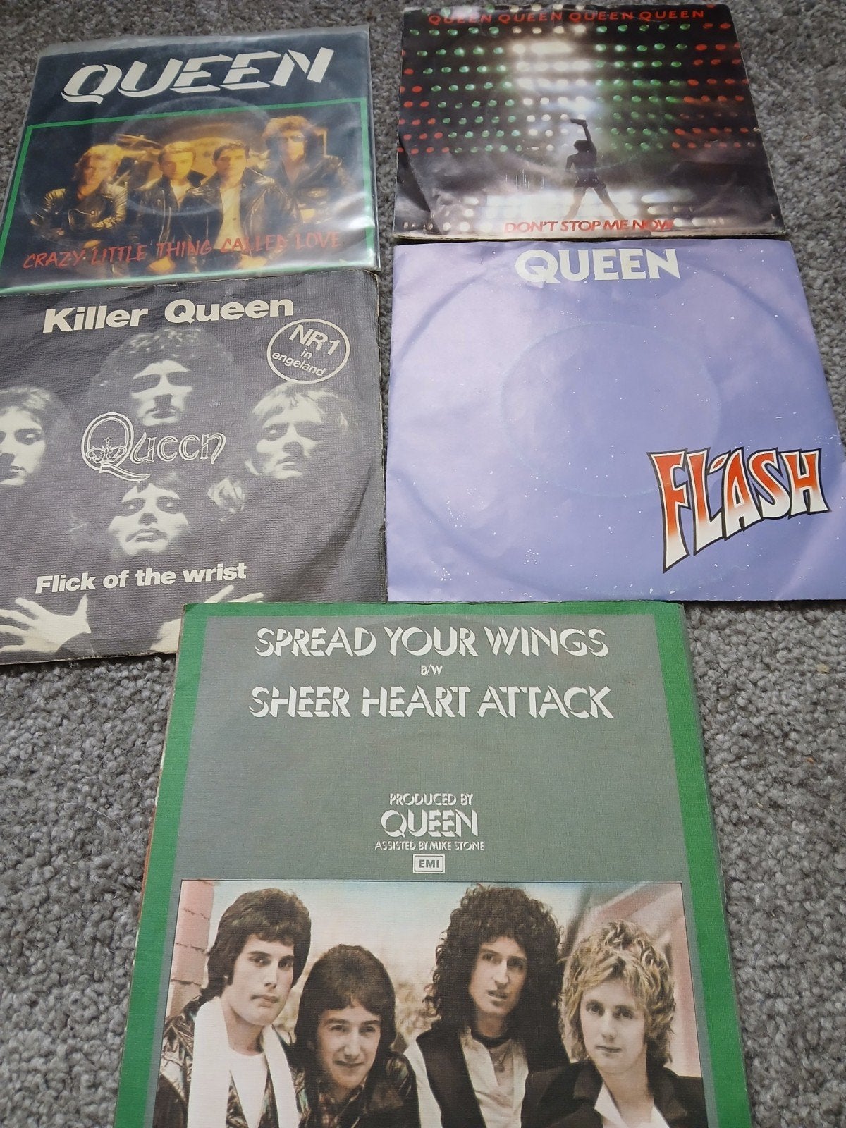 Queen Vinyl Singles Collectie - Diverse Titels, Cd's en Dvd's, Rock, Gebruikt, 7 inch, EP