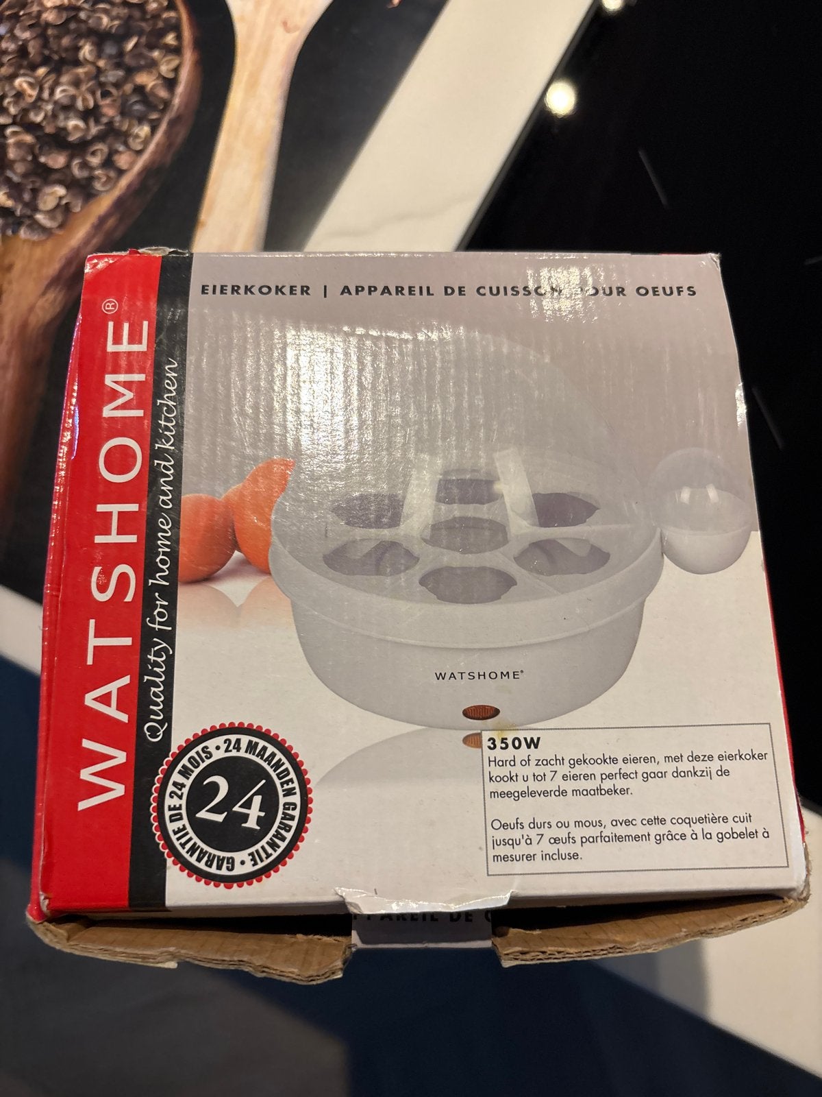 WATSHOME Eierkoker, Witgoed en Apparatuur, Eierkokers, Ophalen of Verzenden, Zo goed als nieuw