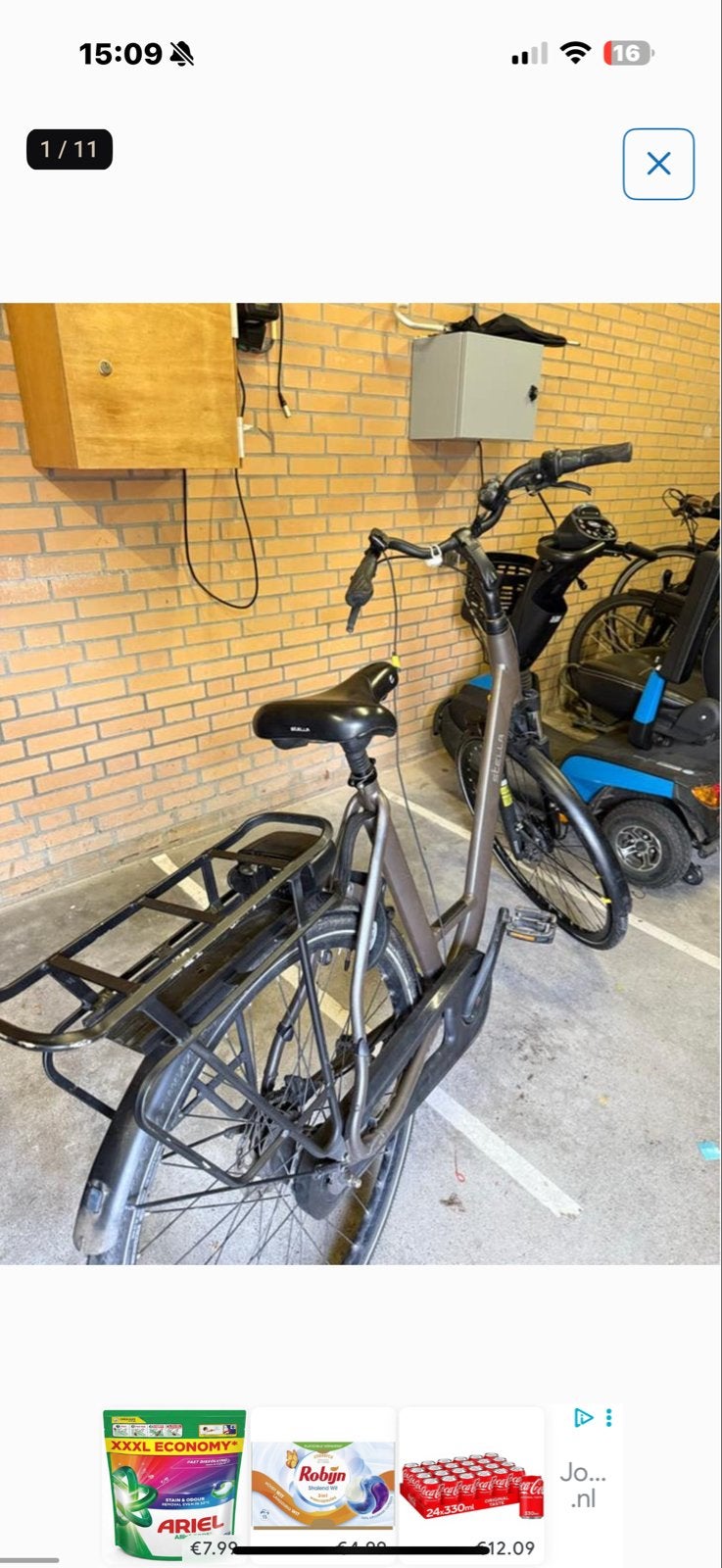 Stella e-bike 2023 - Accu/Display gestolen, incl. onderdelen, Fietsen en Brommers, Elektrische fietsen, 51 tot 55 cm, Ophalen of Verzenden