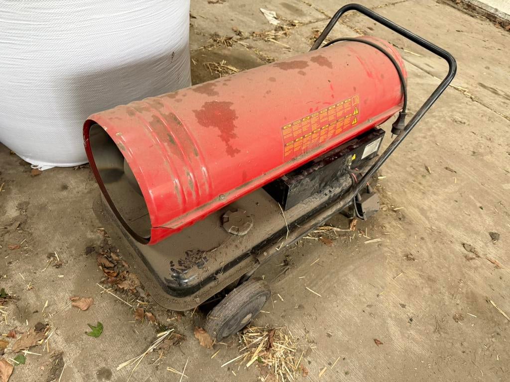 Dieselkanon heater, Ophalen, Gebruikt