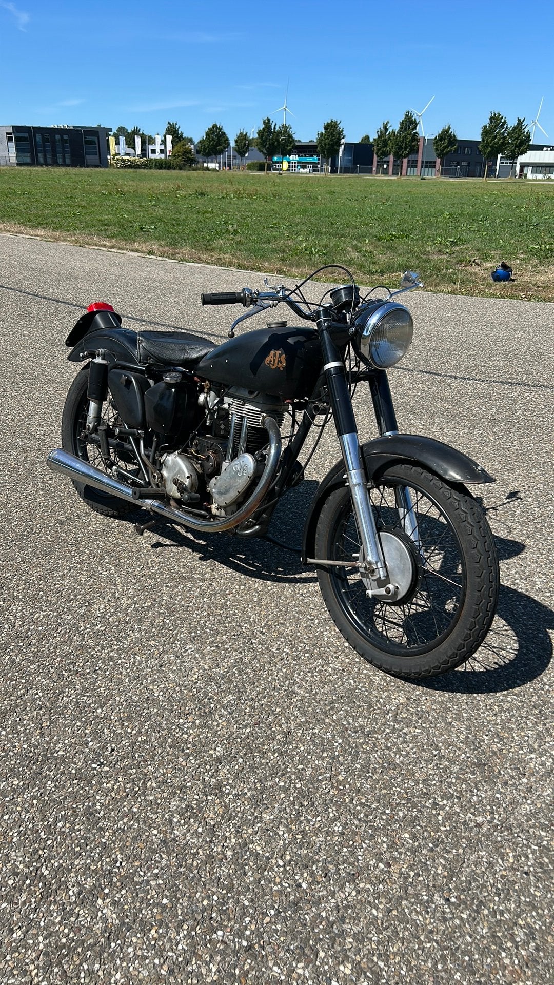 AJS 53/16 MS, Motoren, 1 cilinder