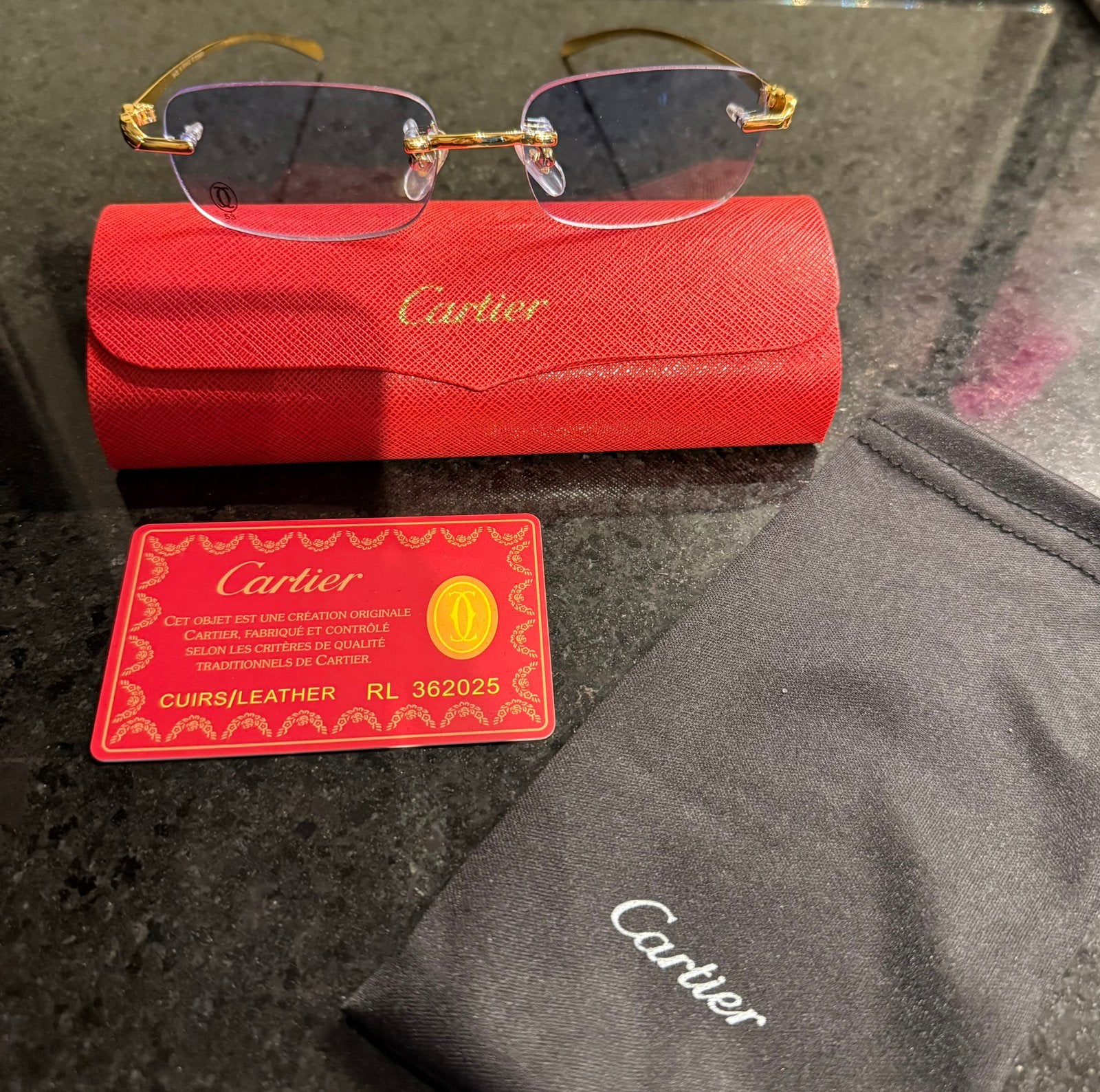Cartier bril, Ophalen of Verzenden, Zo goed als nieuw, Bril, Overige merken