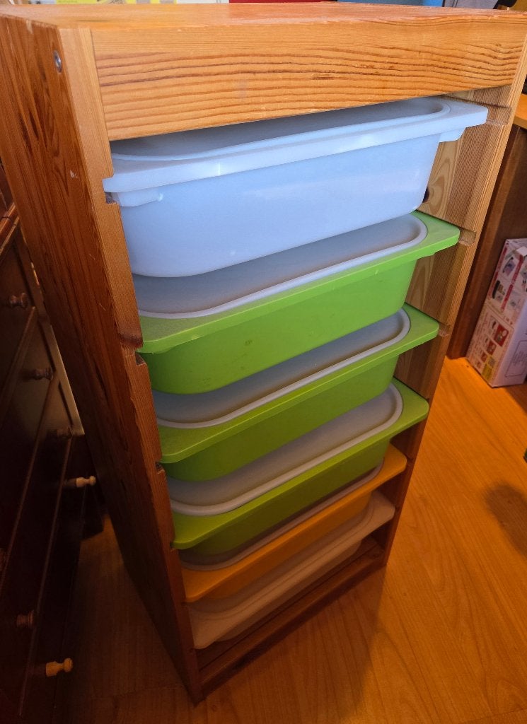 Ikea Trofast opbergmeubel met lades, Ophalen, Minder dan 50 cm, Gebruikt, 5 laden of meer