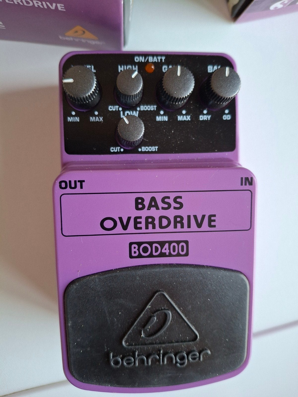 Behringer BOD400 Bass Overdrive Pedaal - Zo goed als nieuw, Muziek en Instrumenten, Effecten, Ophalen of Verzenden, Zo goed als nieuw