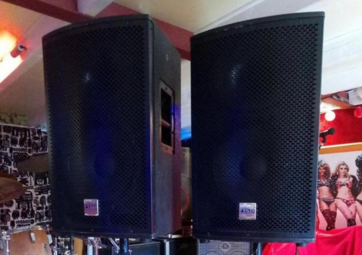 Alto TS315 Topkasten met Subwoofers, Gebruikt, Speakerset, Ophalen of Verzenden, Geschikt voor surround/home cinema