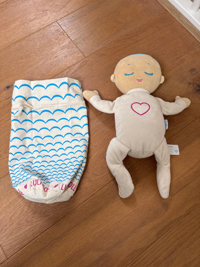 Lulla Doll knuffel met geluid en ademhaling, Ophalen, Zo goed als nieuw, Minder dan 70 cm