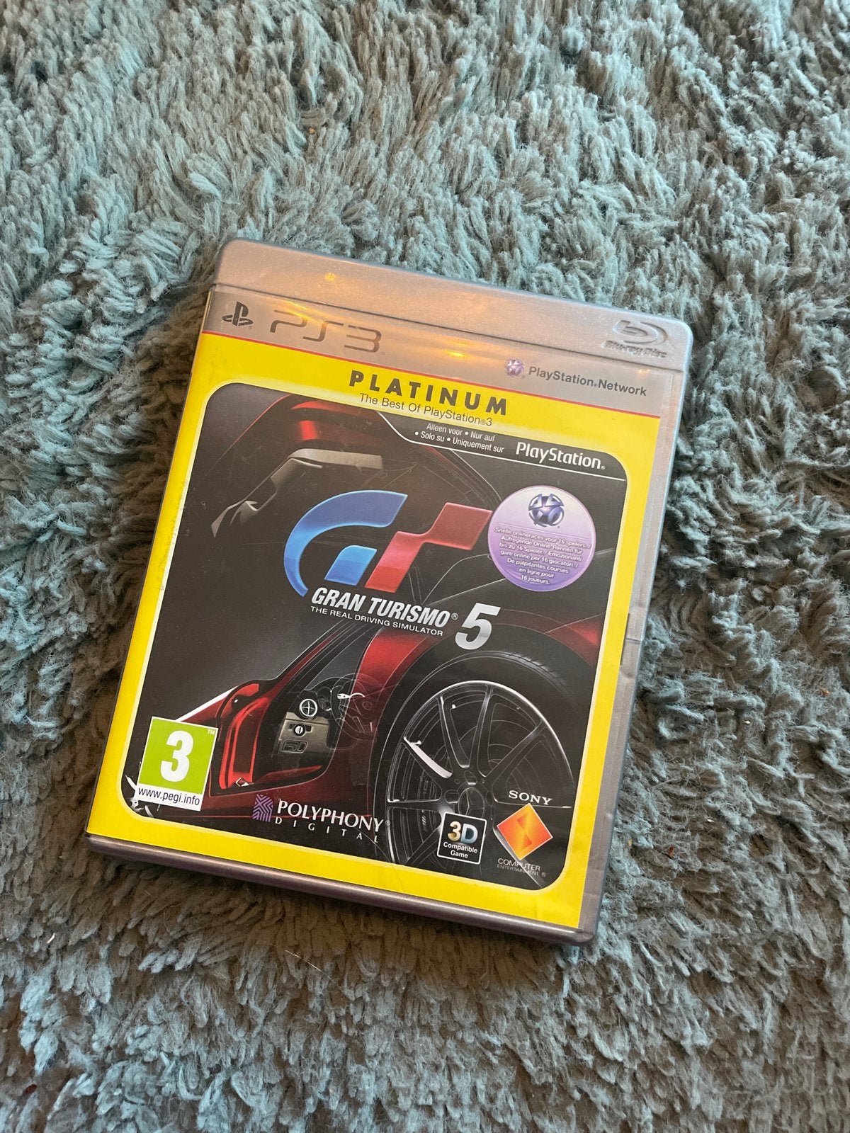 Gran Turismo 5 Platinum PS3, Gebruikt, 1 speler, Racen en Vliegen, Ophalen of Verzenden