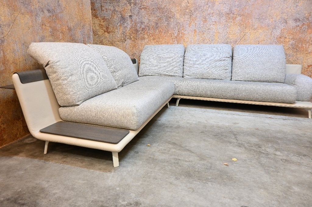 ZGANieuw fraaie stoffen Leolux Paleta design hoekbank, 250 tot 300 cm, Leolux, Leolux, Hoekbank