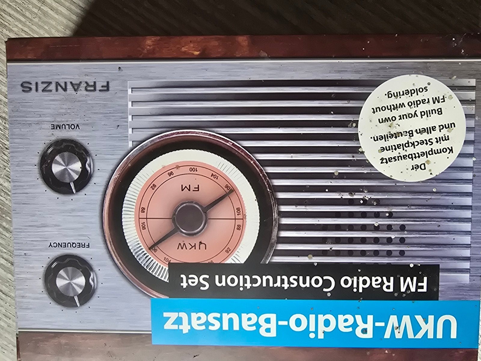 Franzis UKW Radio Bouwpakket - Bouw je eigen FM radio, Ophalen of Verzenden, Nieuw, Radio
