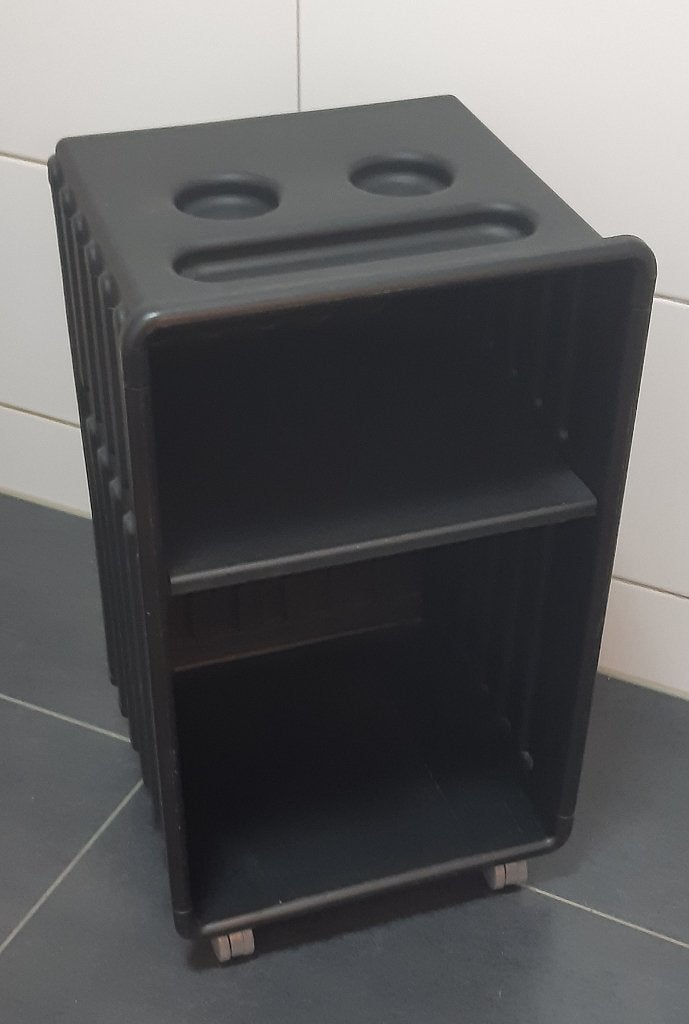 Kastje op wielen retro design Ikea rolkastje Didrik zwart, Huis en Inrichting, Ophalen