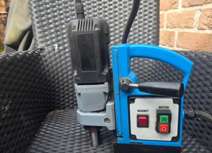 Opti Bohr 32/50 Magneetboormachine, Ophalen, Gebruikt, 600 watt of meer, Kolomboormachine