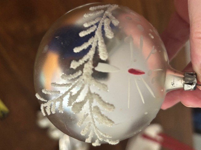 Oude kerstversiering ballen, Diversen, Ophalen of Verzenden, Gebruikt
