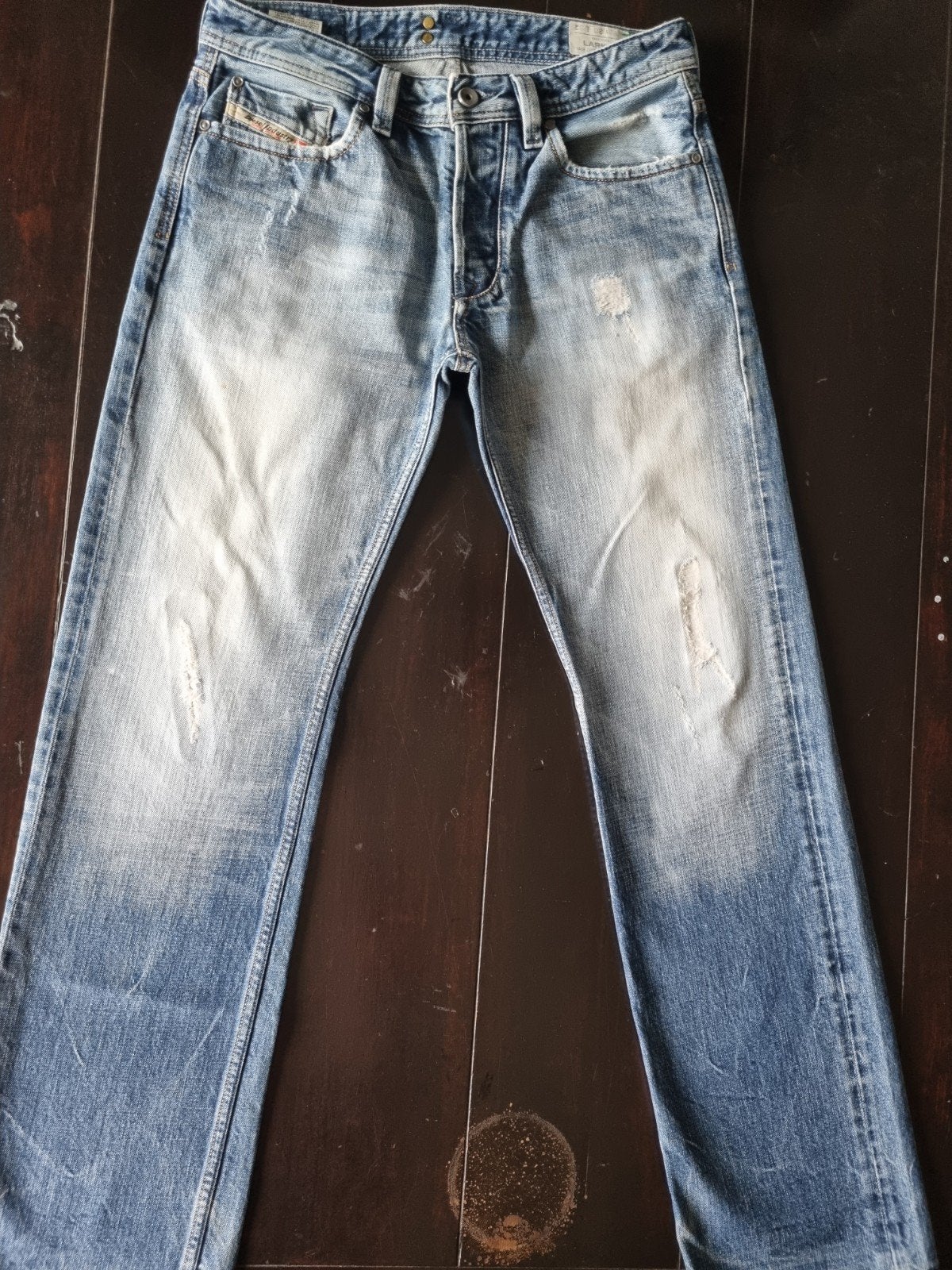 LICHTE CLASSIC DIESEL LARKEE REGULAR STRAIGHT DESTROY 30/32, Kleding | Heren, Diesel, Blauw, W32 (confectie 46) of kleiner, Ophalen of Verzenden