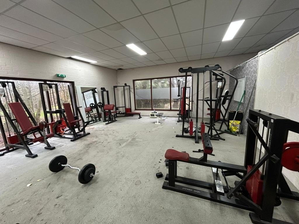 Complete Gym Panatta Sport 9 Apparaten + Gewichten, Ophalen, Benen, Gebruikt, Krachtstation