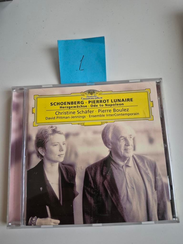 Schoenberg - Pierrot Lunaire - Christine Schäfer,Boulez, Ophalen of Verzenden, Modernisme tot heden, Zo goed als nieuw, Vocaal