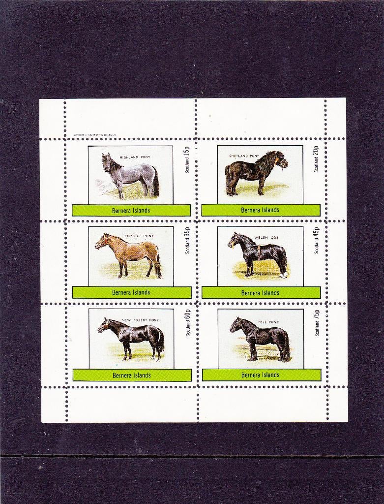 Paarden Bernera Lokaal Engeland (178), Verzenden, Postfris, Dier of Natuur