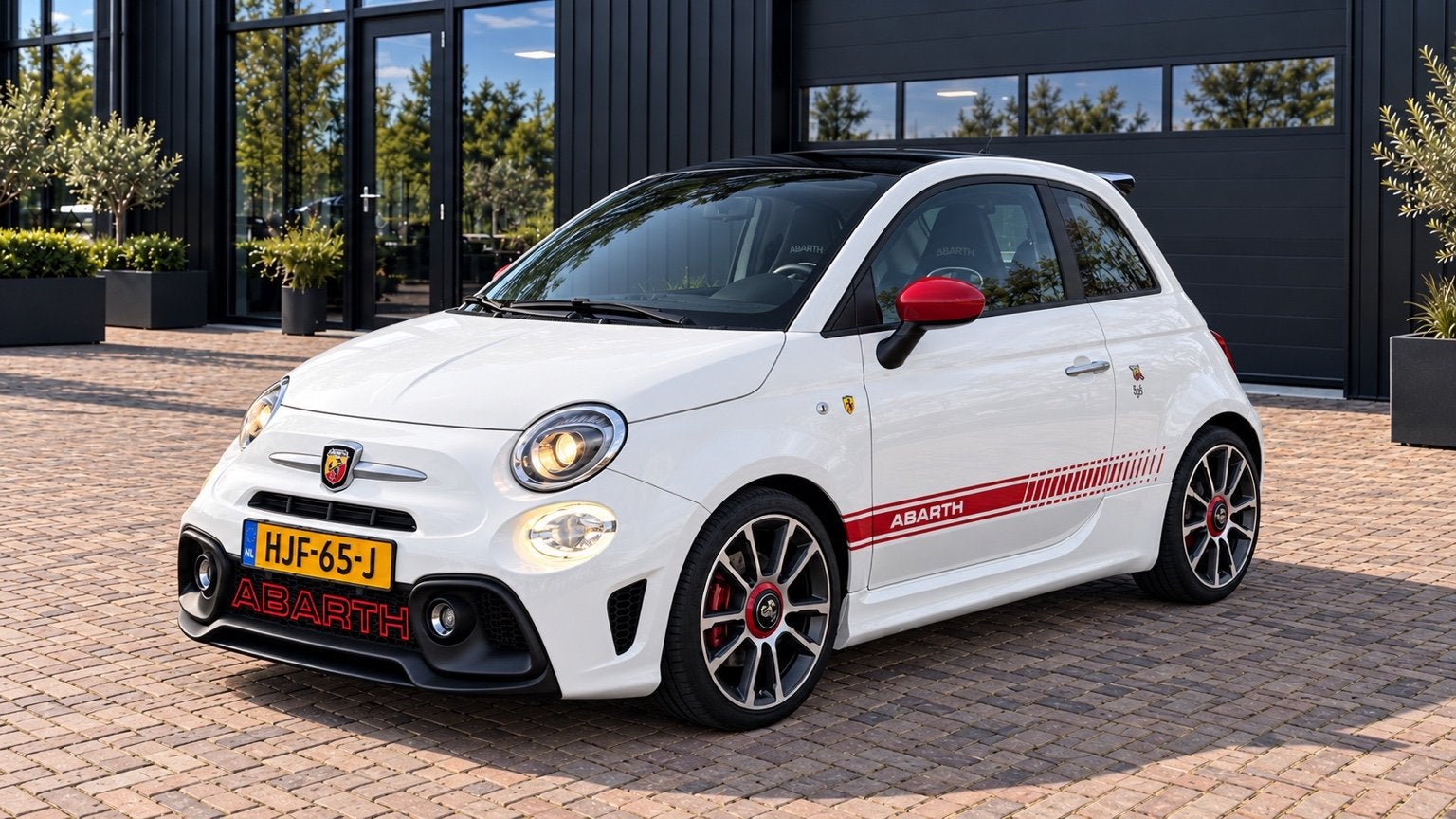 Abarth 595c MTA Turismo Pista 1.4 T-Jet Abarth MTA Turismo 1, Auto's, 15 km/l, Gebruikt, Euro 6, 4 cilinders