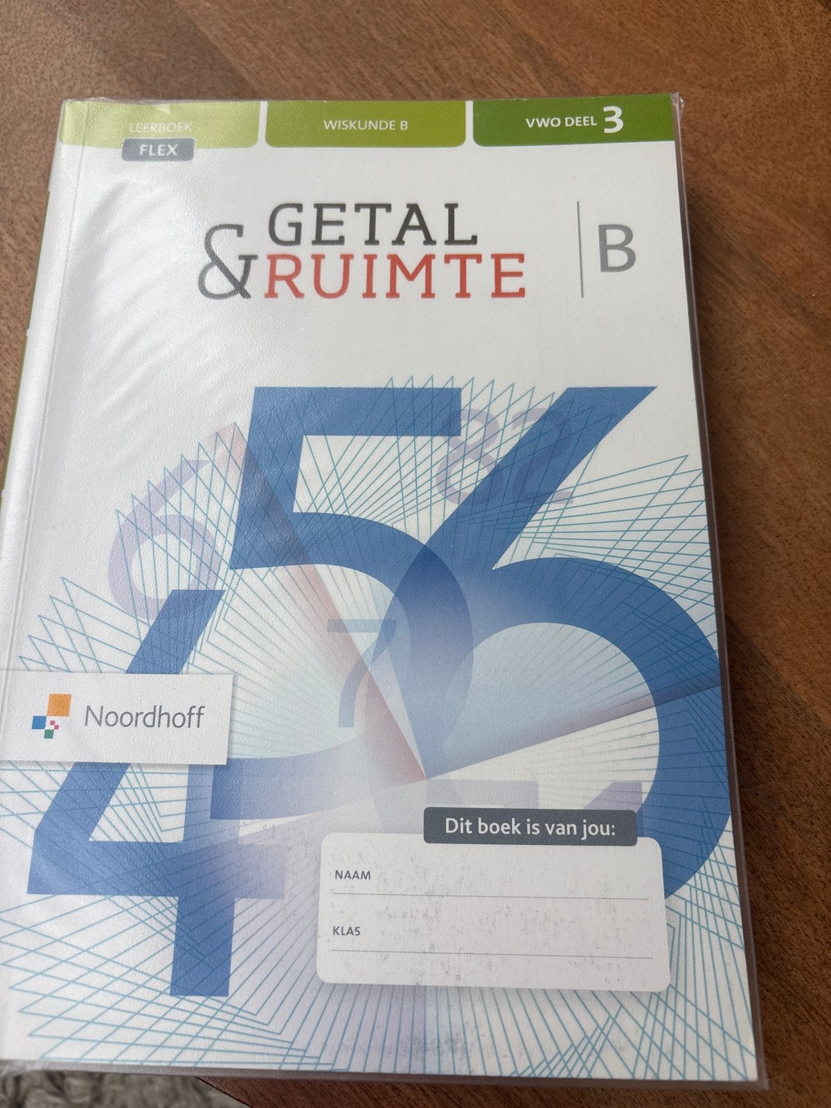 Getal & Ruimte VWO deel 3 Wiskunde B - Nieuwstaat, Boeken, Ophalen of Verzenden, Beta, Nieuw, WO
