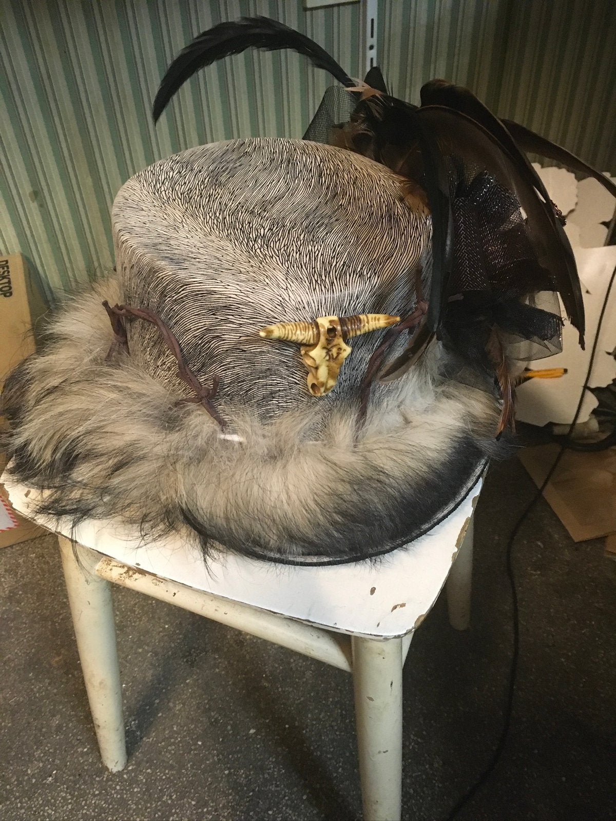 Te koop splinternieuwe handgemaakte carnavals hoed, Ophalen of Verzenden, Nieuw, Carnaval, Accessoires