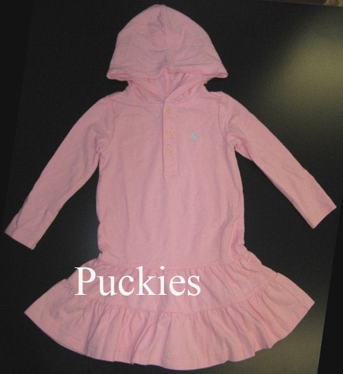 Maat 98 Roze Ralph Lauren polojurk NIEUW (9519) a, Meisje, Nieuw, Ophalen of Verzenden, Jurk of Rok