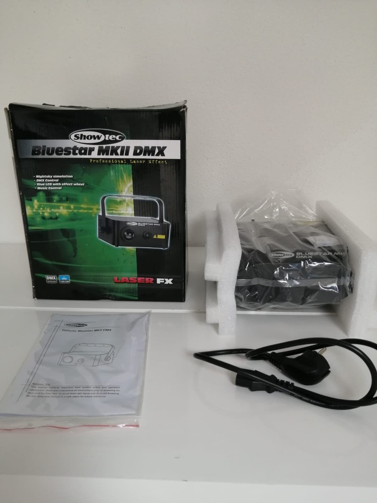 Showtec Bluestar MKII DMX Laser, Ophalen of Verzenden, Zo goed als nieuw, Laser