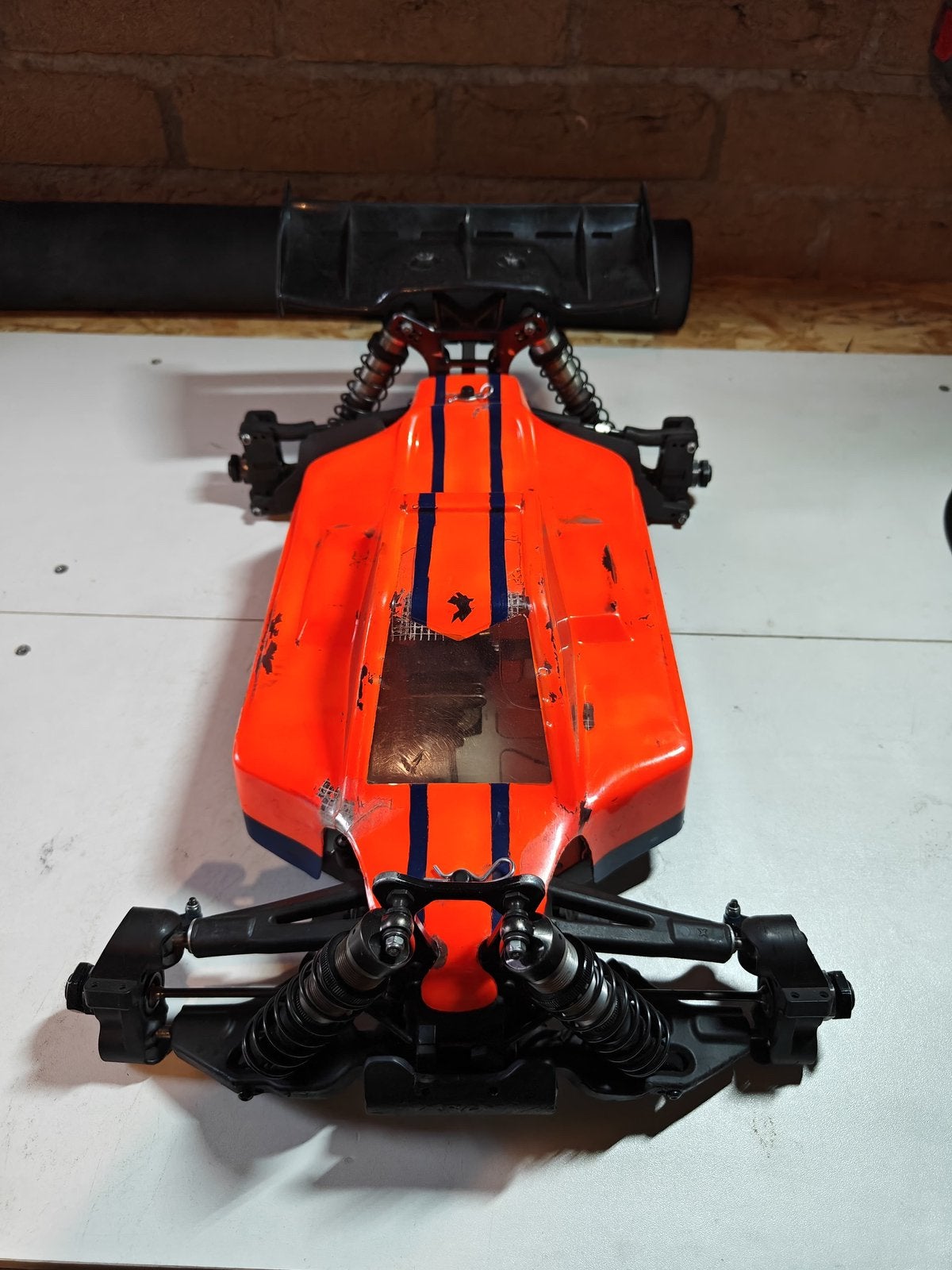 Xray xb8 19” nitro, nette staat, slider, Hobby en Vrije tijd, Gebruikt, Auto offroad, Ophalen of Verzenden, Nitro