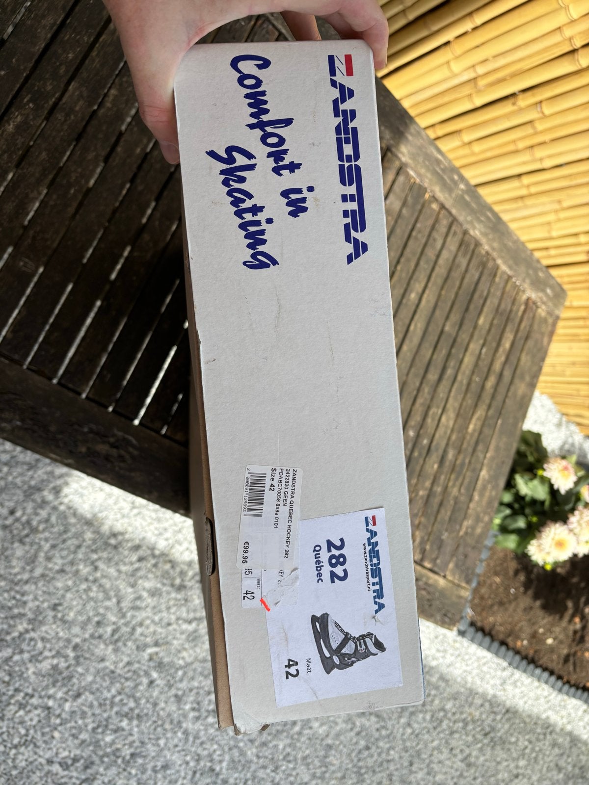 Zandstra Hockeyschaatsen Maat 42 paar keer gebruikt, Verzenden, Nieuw, IJshockeyschaatsen, Zandstra