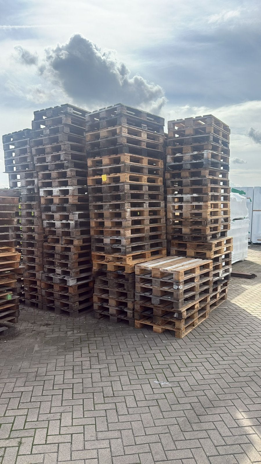 Euro pallets 175 st, 100 cm of meer, 60 cm of meer, Overige typen, Minder dan 35 cm