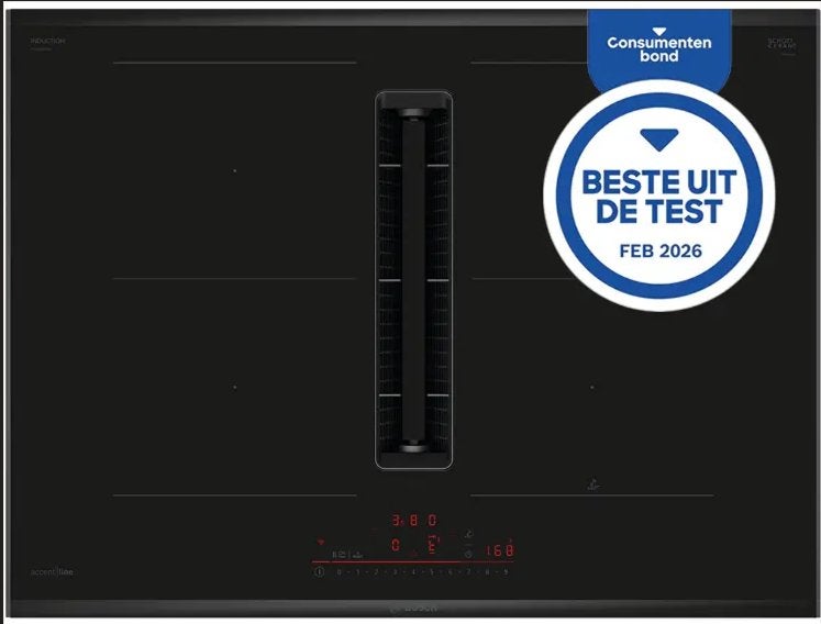 BOSCH PVQ795H26E inductiekookplaat afzuiging BESTE uit TEST, Witgoed en Apparatuur, Shop-nl@bosch-home.com, Nieuw, Taurusavenue Hoofddorp