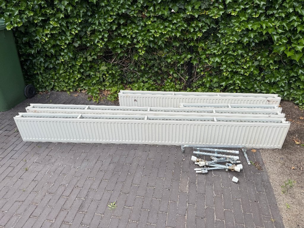 Diverse Nette Radiatoren type 22, Doe-het-zelf en Verbouw, Verwarming en Radiatoren, Ophalen, 30 tot 80 cm, Radiator, 150 cm of meer