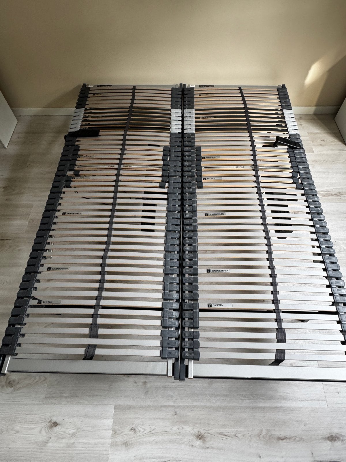 2 Bossflex 640 EL Elektrische Lattenbodems 80x210 cm, Ophalen, 210 cm, Tweepersoons, Zo goed als nieuw
