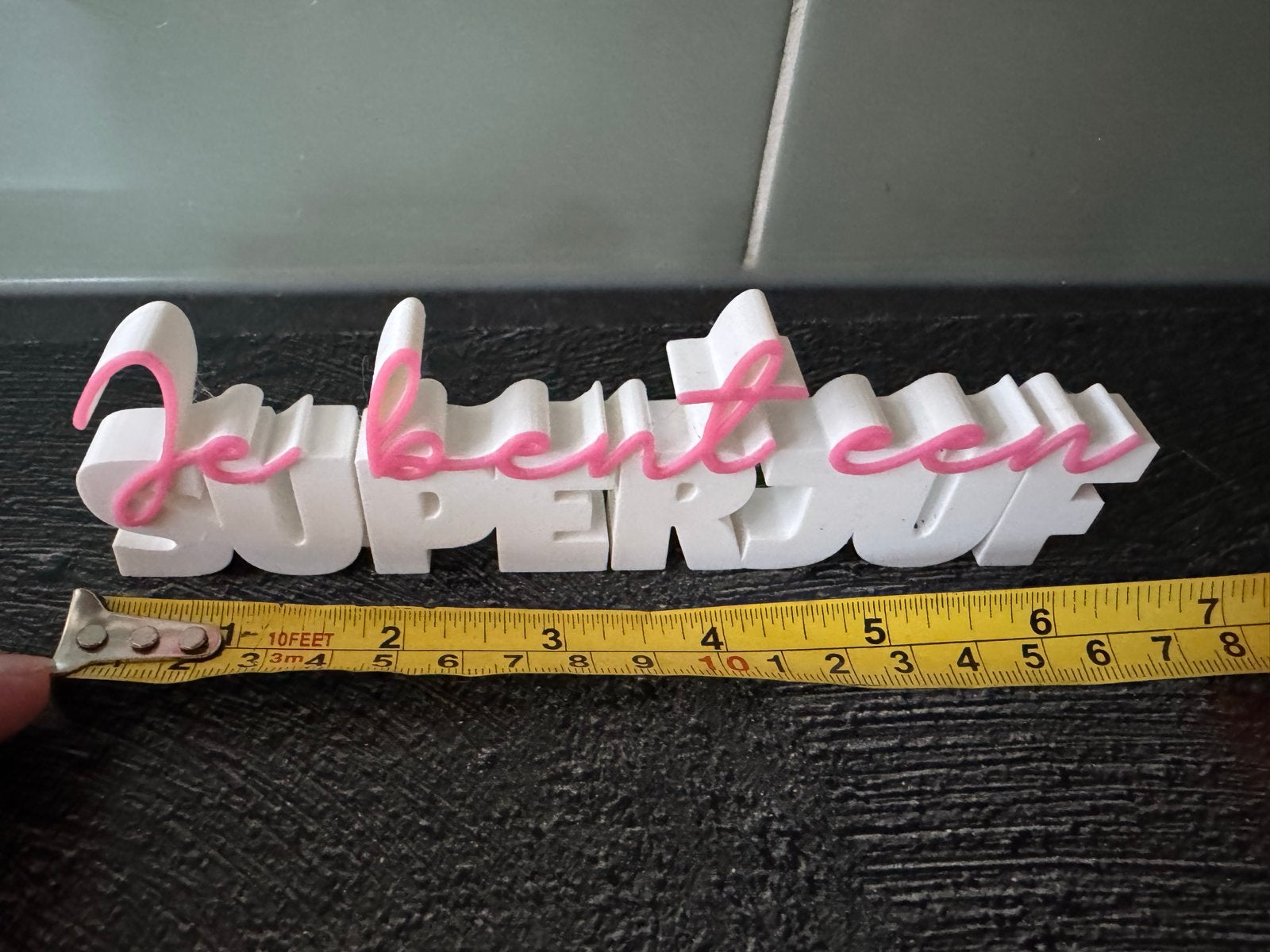 Uniek cadeau: 'De allerleukste Meester/Juf' (Studiodriedee), Nieuw, Meerkleurig, Ophalen of Verzenden, Kunststof