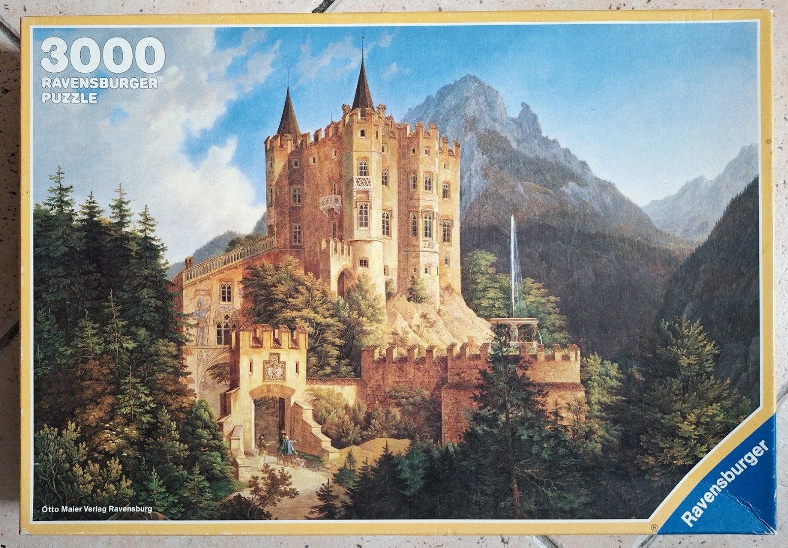 Ravensburger Legpuzzel 3000 stukjes Kasteel Hohenschwangau, Ophalen of Verzenden, Meer dan 1500 stukjes, Gebruikt, Legpuzzel