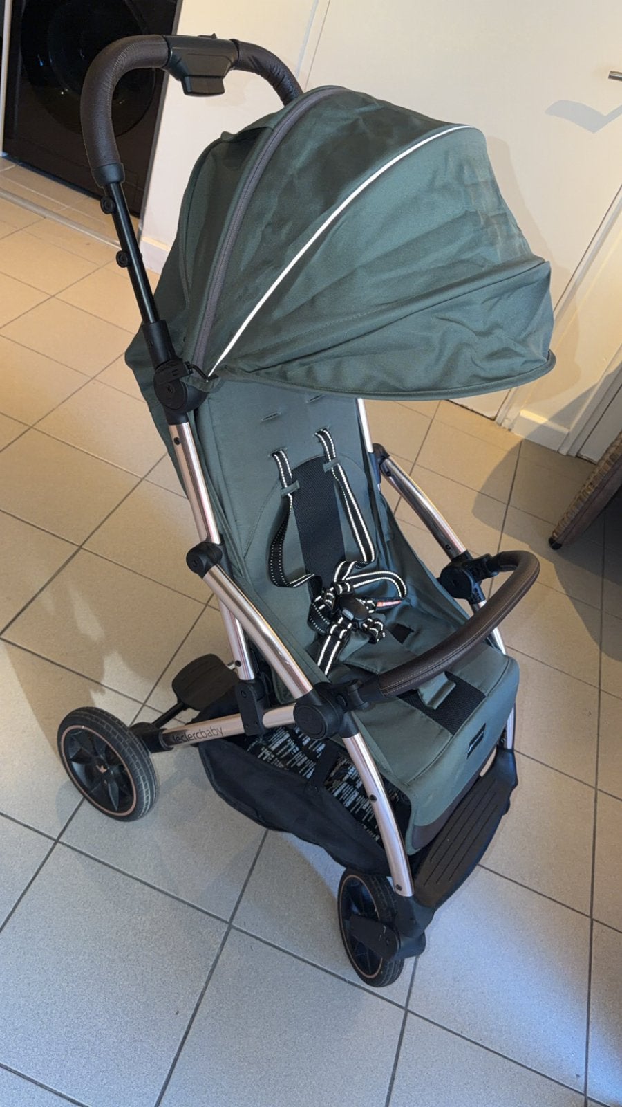 Leclerc Baby Influencer Buggy XL - Groen, Ophalen, Zo goed als nieuw, Kinderwagen, Overige merken