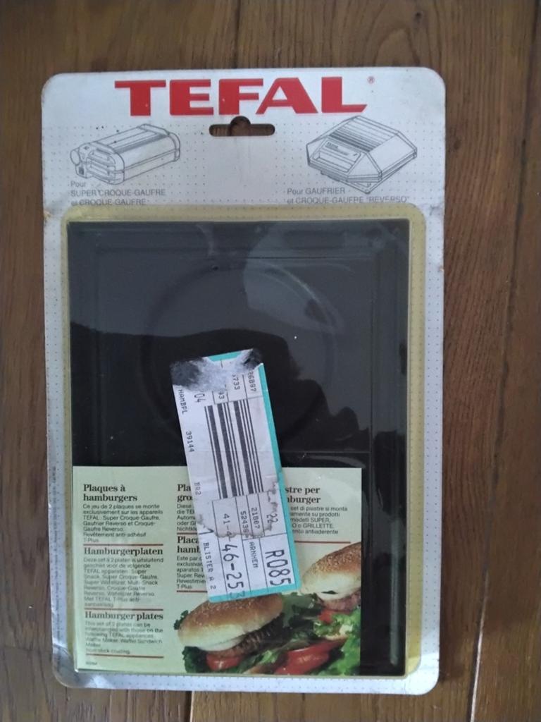 Tefal hamburgerplaten, Ophalen of Verzenden, Nieuw