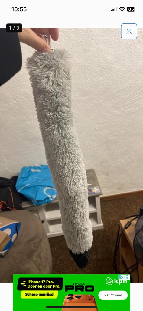 Furry staart, Ophalen of Verzenden, Zo goed als nieuw, Accessoires