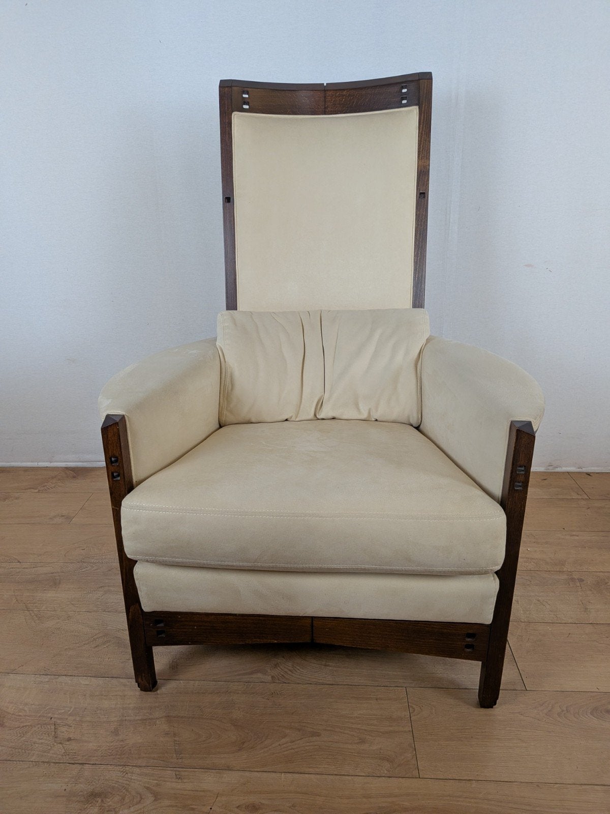 Giorgetti Galaxy High Back fauteuil + poef – Umberto Asnago, Huis en Inrichting, Gebruikt, Ophalen of Verzenden, Nvt, Eén