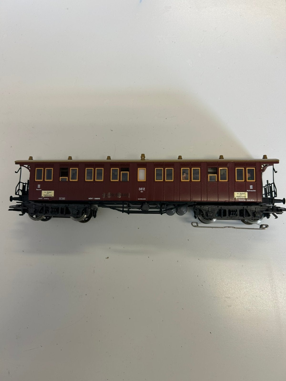 Märklin H0 4213 Spoorwegrijtuig met verlichting, Hobby en Vrije tijd, Modeltreinen | H0, Verzenden, Zo goed als nieuw