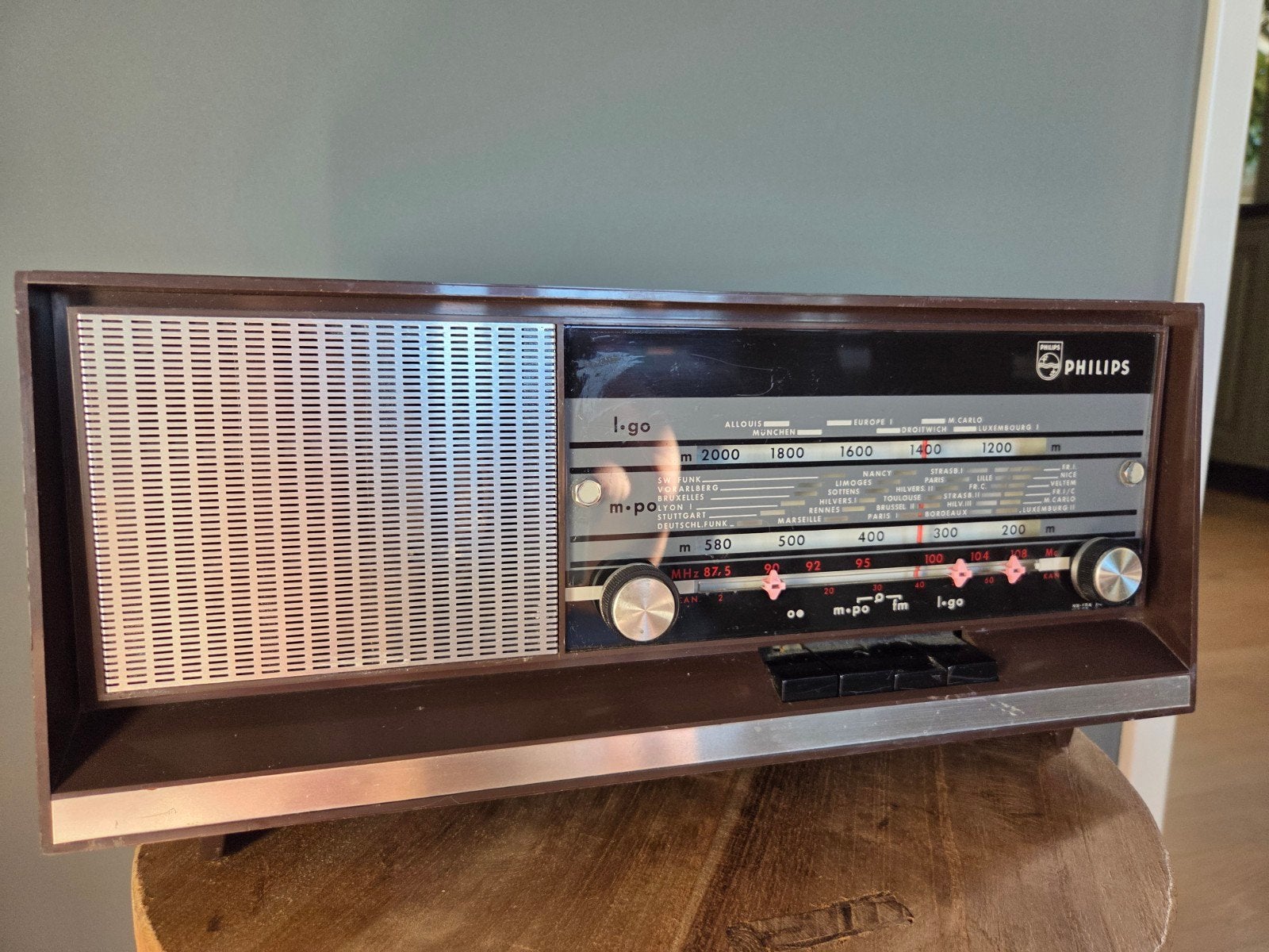 Philips 22RB261/00B Vintage Buizenradio, Ophalen