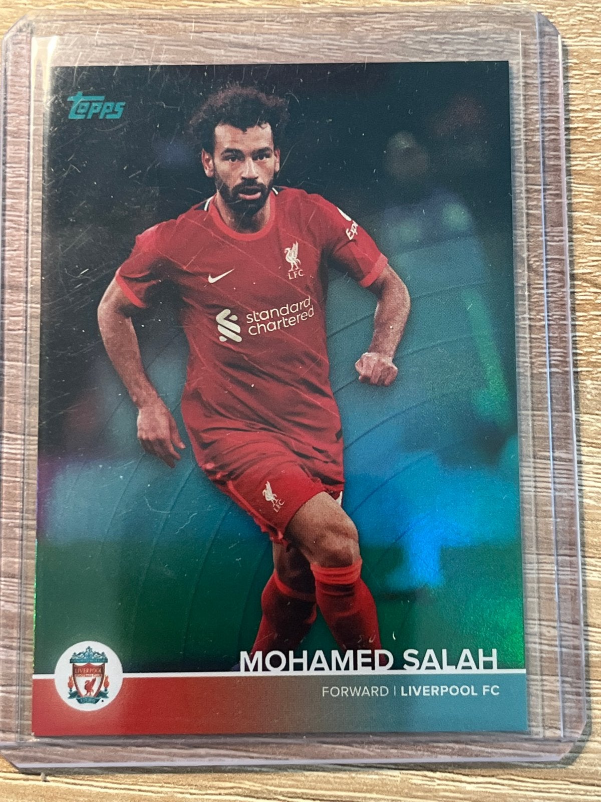 Mohamed Salah Topps Spelerskaart - Liverpool FC, Ophalen of Verzenden, Zo goed als nieuw, Buitenlandse clubs, Spelerskaart