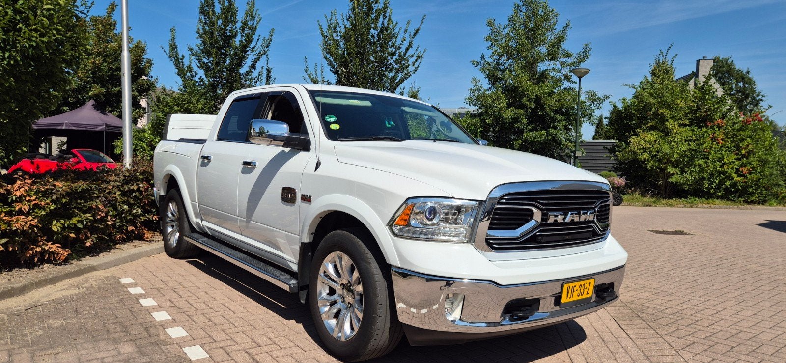 Dodge RAM Dodge RAM 2019 Wit, Auto's, Automaat, 5654 cc, Wit, Bruin