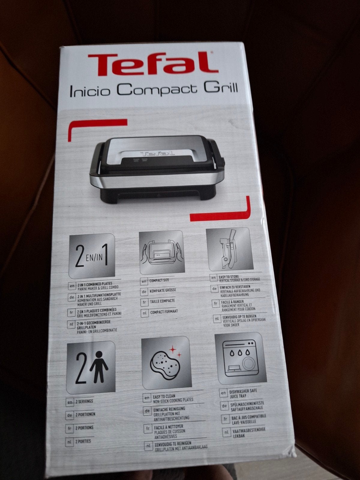 Tefal Grill, nieuw, nog in doos. gewonnen bij bingo, Ophalen, Nieuw