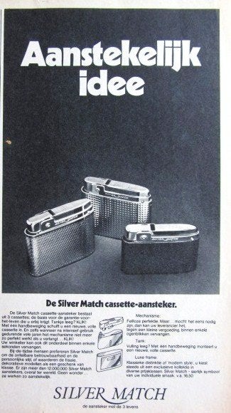 27 vintage advertenties aanstekers 57-69 aansteker Rowenta, Ophalen of Verzenden, Gebruikt, Aansteker